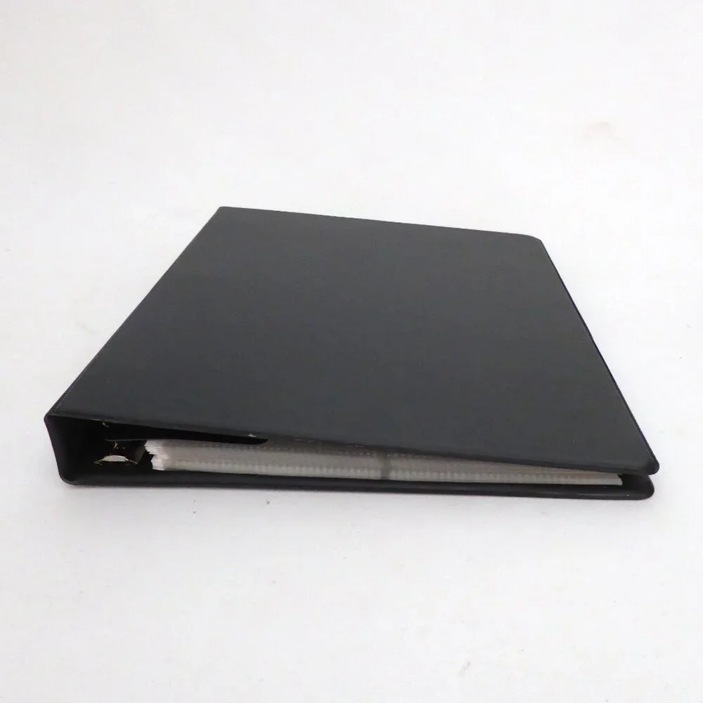 NEW 600 BUSINESS CARD AVERY 3 RINGED BINDER CARD HOLDER SLEEVES